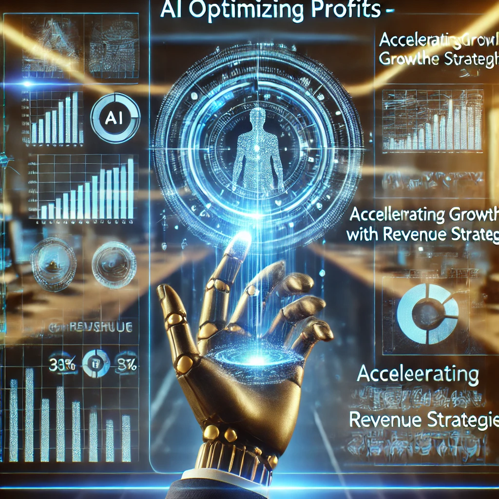 DALL·E-2024-10-24-21.24.13-A-futuristic-image-representing-AI-optimizing-profits-accelerating-growth-with-revenue-strategies.-The-scene-features-a-holographic-AI-interface-d.webp